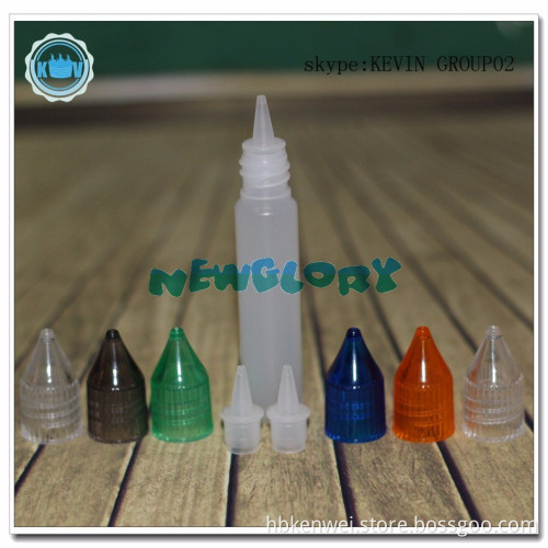 plastic pe unicorn bottle with boxes for 10ml bottles e liquid smoke oil perfume use wholesale